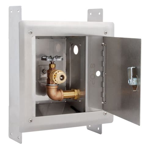 stainless steel recessed valve box|recessed water valve box.